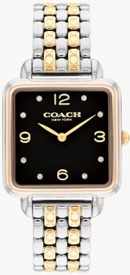 Coach Cass (28mm) Black Dial / Two-Tone Stainless Steel Bracelet 14504496