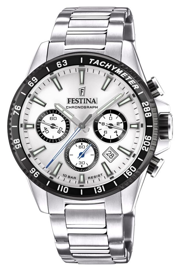 Festina F20560/1 Men's Chronograph | Silver Dial | Stainless Watch