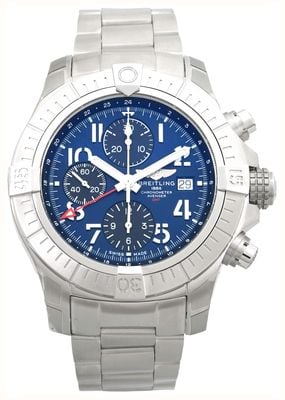 Pre-owned Breitling Avenger Chronograph GMT 45 Watch J3730