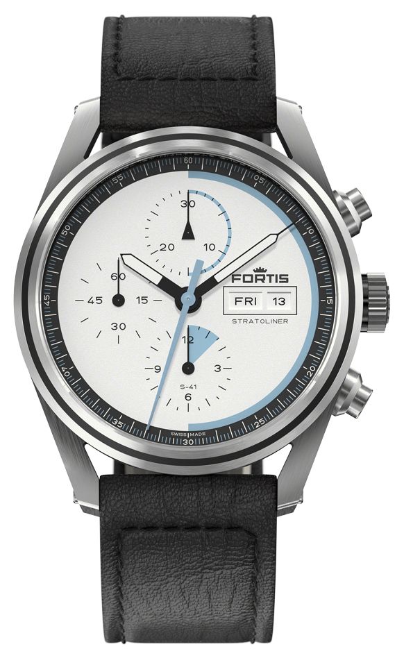FORTIS F2340014 Stratoliner S-41 Automatic White Dust (41mm Watch