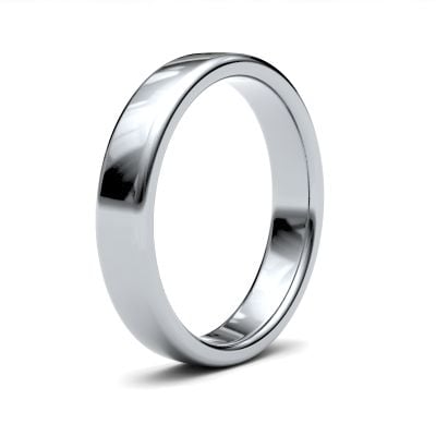 James Moore Wedding Ring  | 4mm | Medium | Size Soft Court | AG_4GMS-9W AG_4GMS-9W