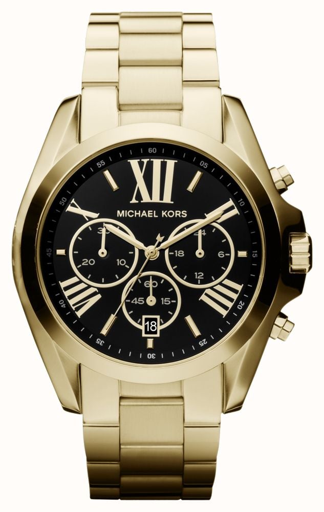 Michael Kors Women s Bradshaw Gold Toned Chronograph Watch MK5739 First Class Watches