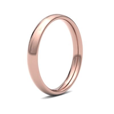 James Moore Wedding Ring  | 3mm | Medium | Size Traditional Court | AG_3LMC-9R AG_3LMC-9R