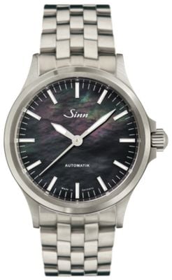 Sinn 556 I Mother Of Pearl S Dial Fine Link Bracelet Watch 556.0105 FINE LINK BRACELET