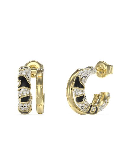 Guess UBE05193YGBK Fabulous Me Ladies Gold Toned Earrings Jewellery