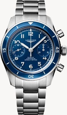 LONGINES Spirit Pilot Flyback Manual Winding (39.5mm) Blue Dial / Stainless Steel Bracelet Watch L37214936