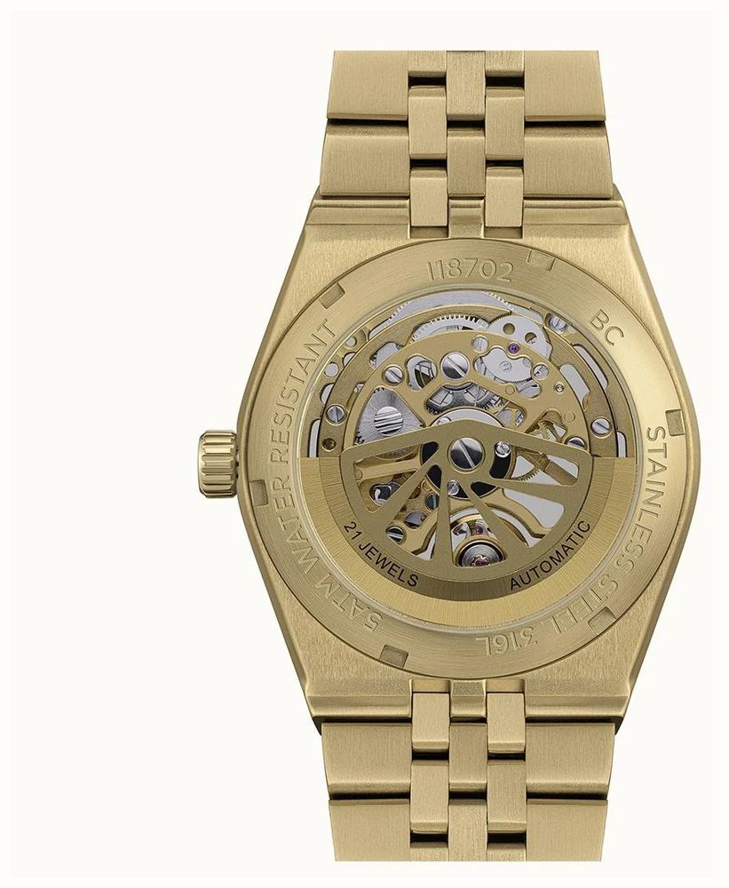 Ingersoll THE LANDING Automatic (40mm) Gold Skeleton Dial / Gold PVD Stainless Steel Bracelet I18702 - alternate view 3