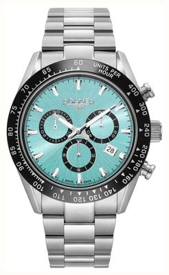 Roamer Monza 100 Chronograph (42mm) Blue Dial / Stainless Steel Bracelet 850837 41 05 20