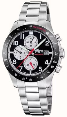 Lotus Sport Chronograph (39mm) Black Dial / Stainless Steel Bracelet L18994/4