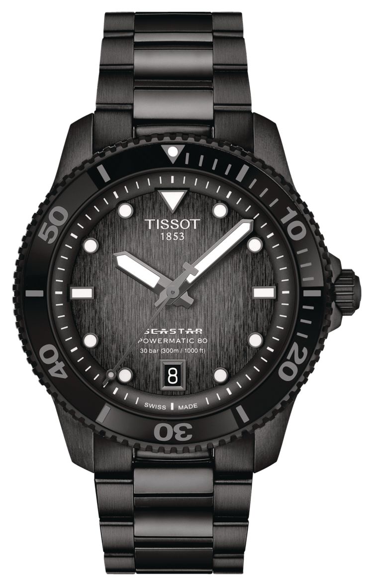 Tissot T1208073305100 Seastar 1000 Powermatic 80 (40mm) Watch