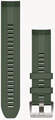 Garmin Quickfit® 22 MARQ Watch Strap Only - Pine Green Silicone Strap 010-13225-01