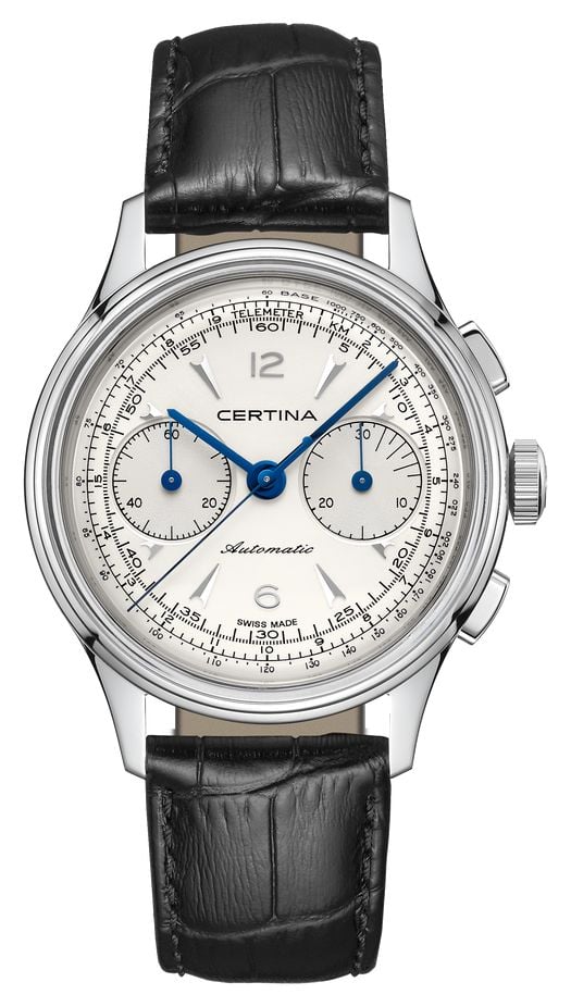 Certina C0384621603700 DS Automatic Chronograph (42mm) White Watch