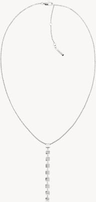 Calvin Klein Geometric Pendant Necklace - Silver 35000839