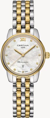 Certina DS-8 Mother-of-Pearl Dial / Two Tone Stainless Steel Bracelet C0330512211801