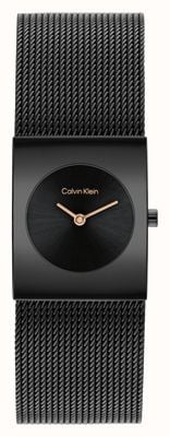 Calvin Klein CK Pulse (21mm) Black Dial / Black PVD Stainless Steel Mesh Bracelet 25100138