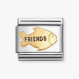 Nomination Classic Fish Friends 18ct Gold Charm 030285/75