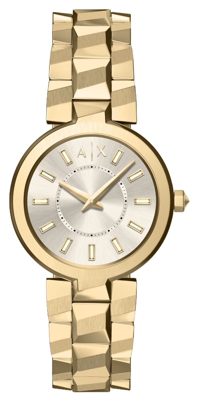 Armani Exchange AX4409 Two-Hand Quartz (34mm) Champagne Watch