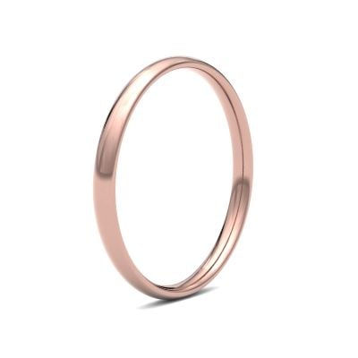 James Moore Wedding Ring  | 2mm | Light | Size Traditional Court | AG_2LLC-9R AG_2LLC-9R