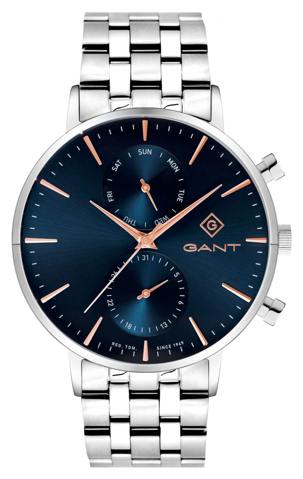 GANT G121010 PARK HILL Day-Date II (43.5mm) Denim Blue Dial Watch