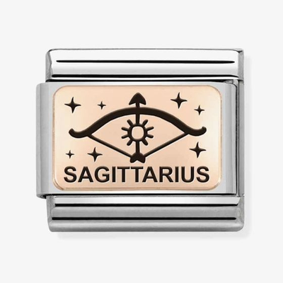Nomination Classic Sagittarius Rose Gold Charm 430112/09
