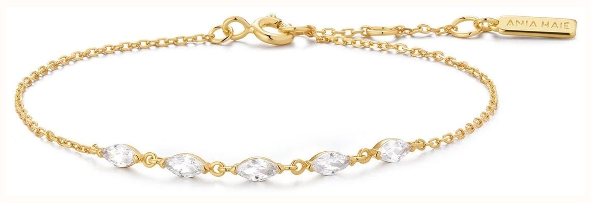 Ania Haie Gold Quintet Marquise Bracelet B075-03G