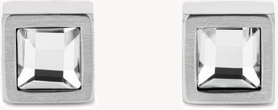 Calvin Klein Essentials Links Square-Shaped Crystal Stud Earrings 35100075
