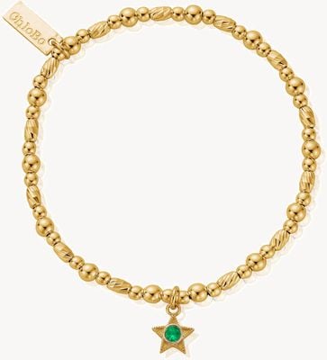 ChloBo May Birthstone Bracelet - 18ct Gold Plated GBBCB3489