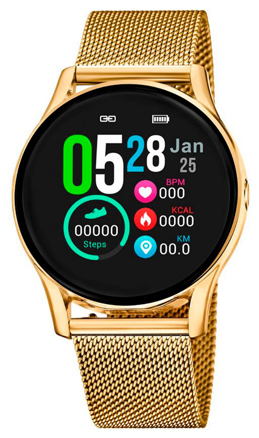 Lotus L50003/A Women’s SmarTime Gold Tone Stainless Steel Watch