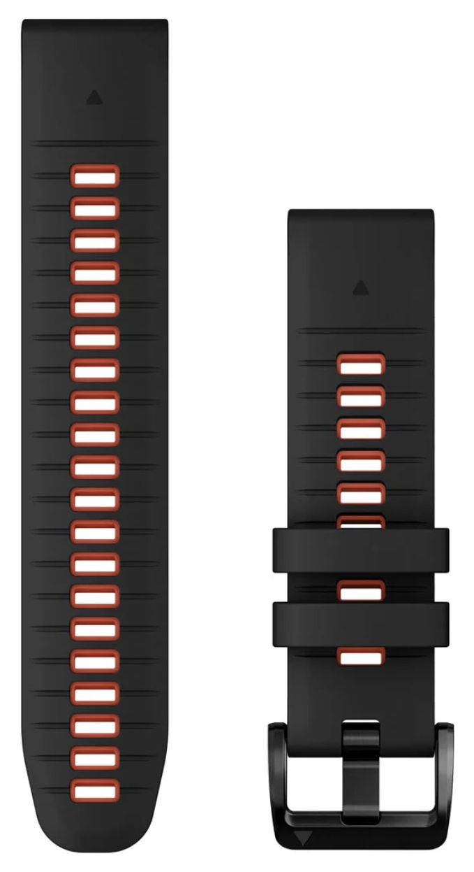 Garmin 010-13280-06 QuickFit 22 mm Strap Only Black/Flame Watch