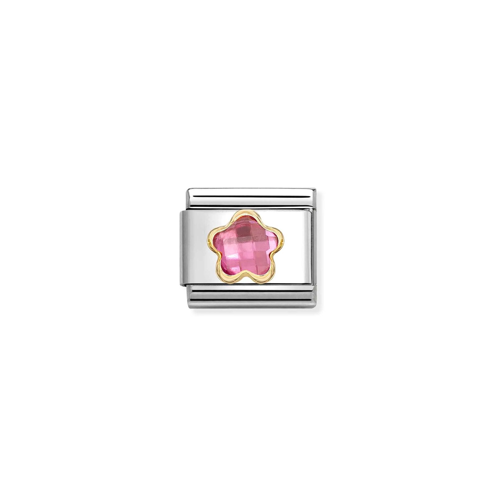 Nomination 030615/043 Classic Pink Cubic Zirconia Flower Jewellery