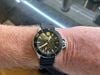 Customer picture of Hamilton Khaki Navy Frogman Automatic (41mm) Green Dial / Black Rubber Strap H77455360 EX DISPLAY