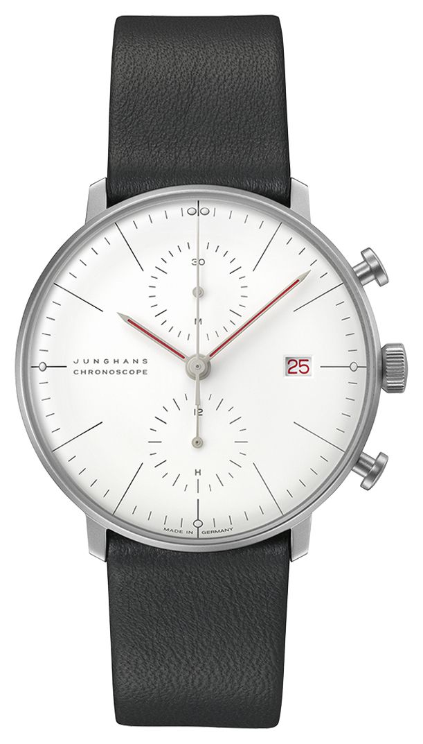 Junghans 27/4303.02 Max Bill Bauhaus Chronoscope Special Watch