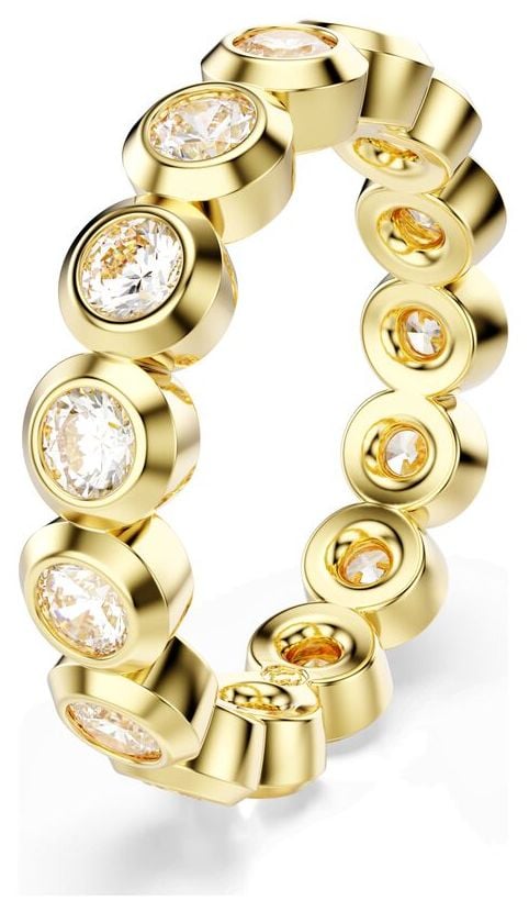 Swarovski 5714311 Imber Ring Round Cut White 18k Gold Finish Jewellery