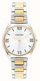 Calvin Klein Sculpted Essentials (28mm) White Dial / Two-Tone Stainless Steel Bracelet 25100215