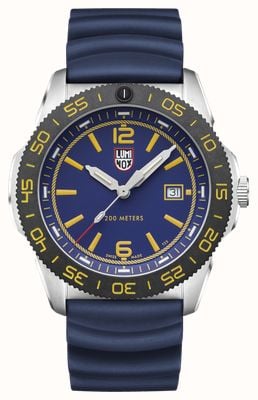 Luminox Pacific Diver: FORCE BLUE 3120 Series Special Edition (44mm) Blue Dial / Blue NBR Rubber Strap XS.3125.FB