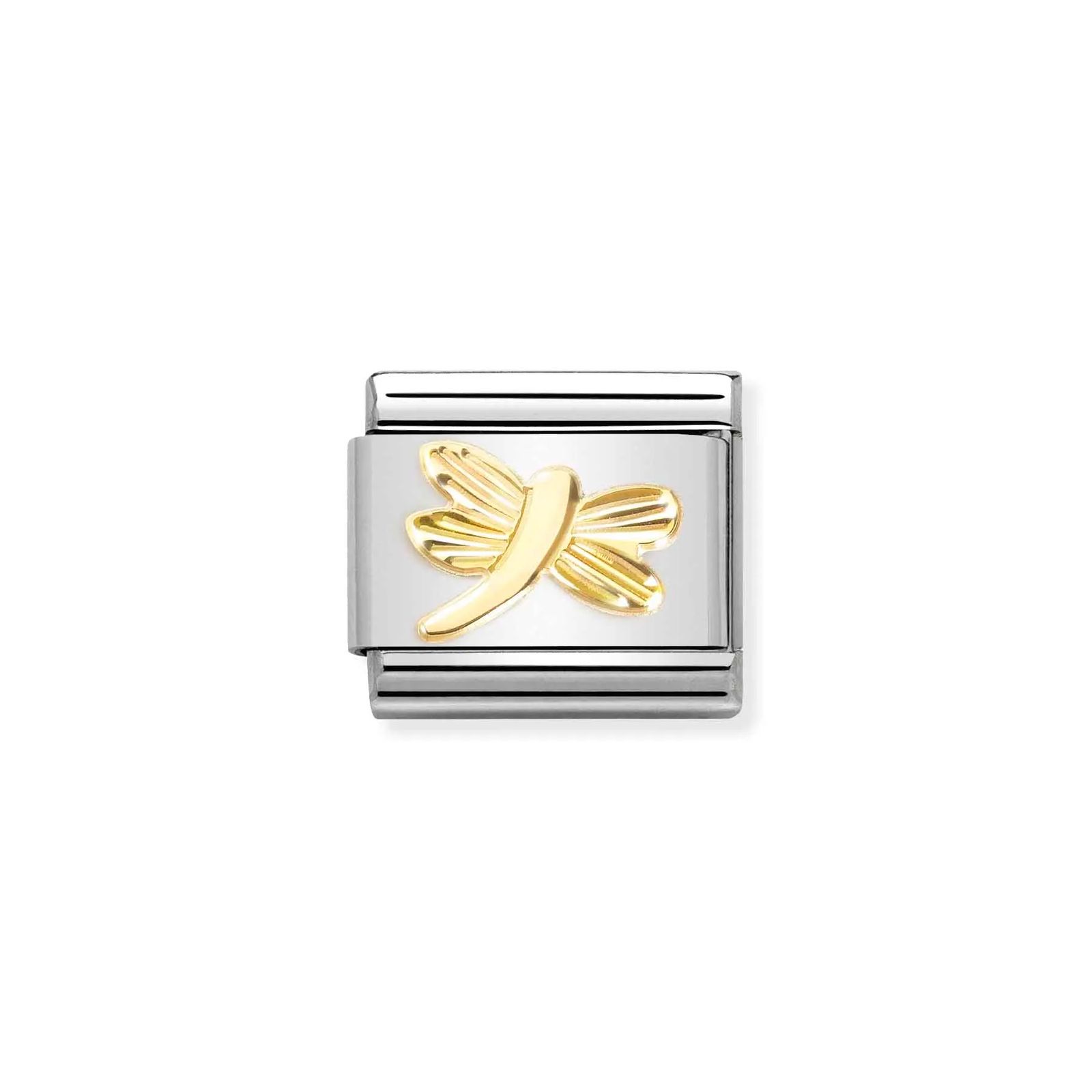Nomination 030149/56 Classic Dragonfly 18ct Gold & Steel Jewellery