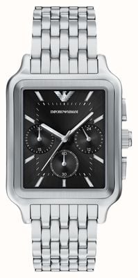 Emporio Armani Diego Chronograph (50mm) Black Dial / Stainless Steel Bracelet AR11751