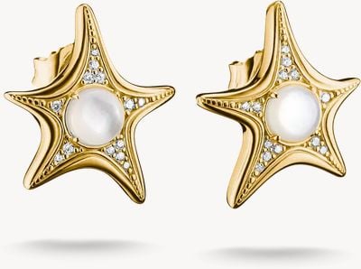 Thomas Sabo Thomas Sabo Fluid Elegance Mother of Pearl Starfish Stud Earrings H2351-M01-14