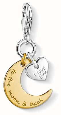 Thomas Sabo Charm Pendant "I Love You To The Moon And Back" 1443-413-39