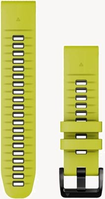 Garmin Quickfit 22 mm Strap Only Electric Lime/Graphite Silicone 010-13280-03