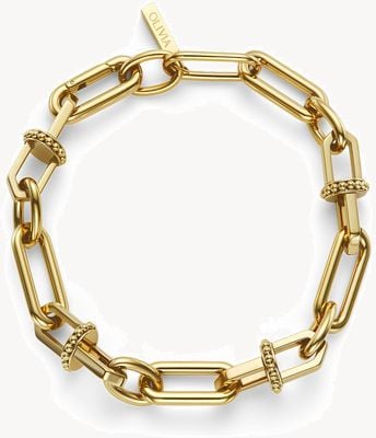 Olivia Burton Anchor Link Gold Plated Bracelet 24100581