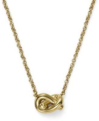 Olivia Burton Classic Lover's Knot Gold-Plated Pendant Necklace 24100221