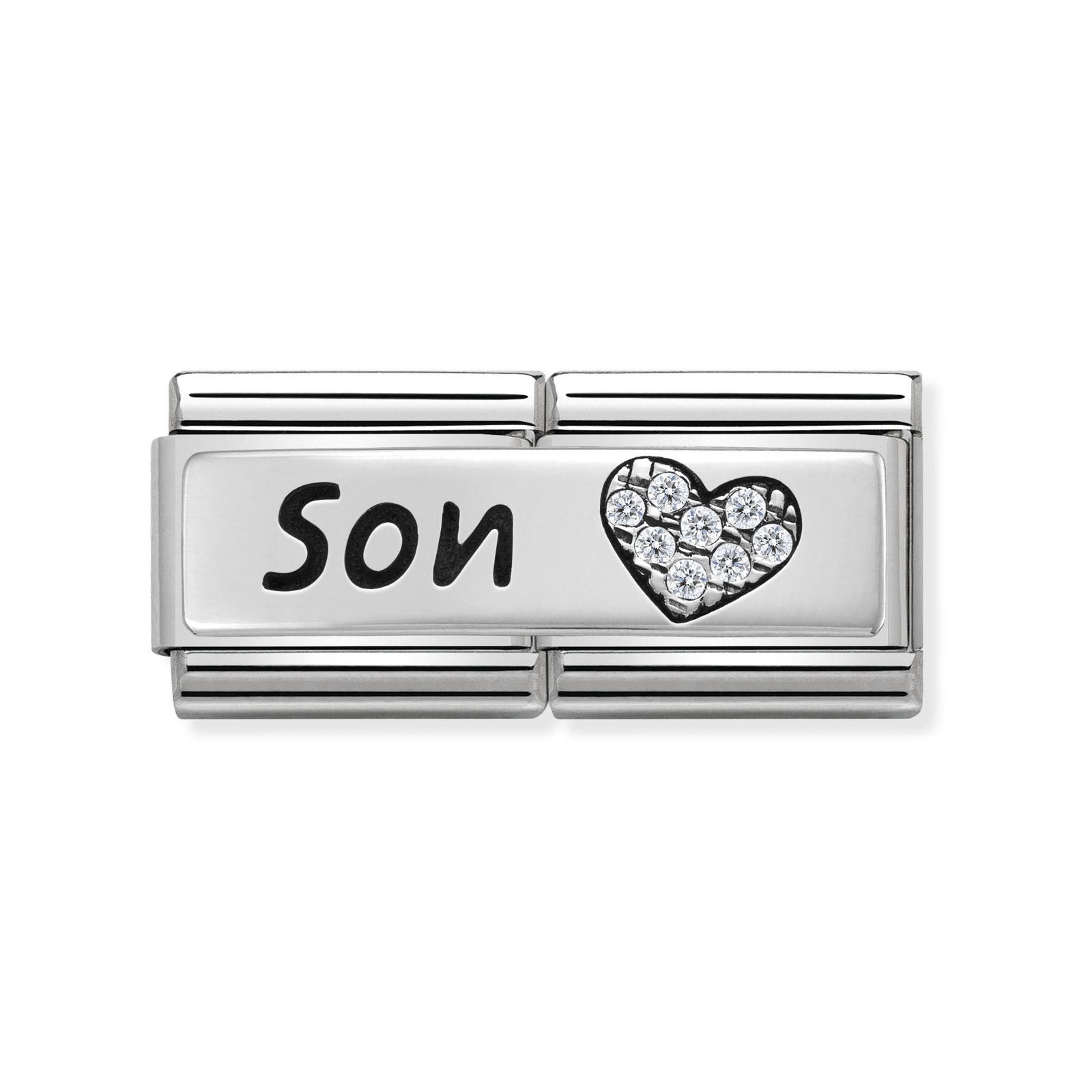 Nomination 330731/03 Classic Son Sterling Silver & Steel Jewellery