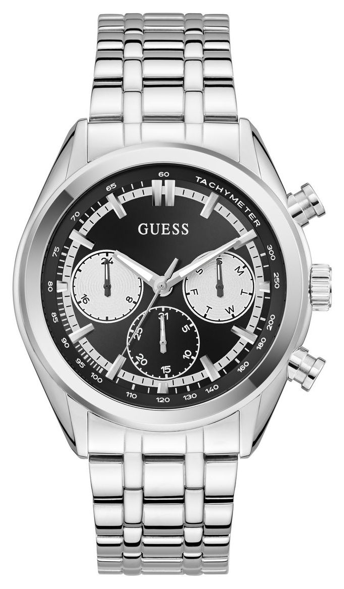 Guess GW0971G1 DAWSON Multifunction (44mm) Black Sunray Dial Watch