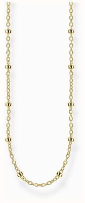 Thomas Sabo Round Belcher Chain Necklace Gold-Plated 1.60mm Thick 50cm KE1890-413-39-L50V