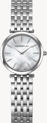 Herbelin Epsilon Quartz (28mm) Mother-of-Pearl Dial / Stainless Steel Bracelet 17116B19