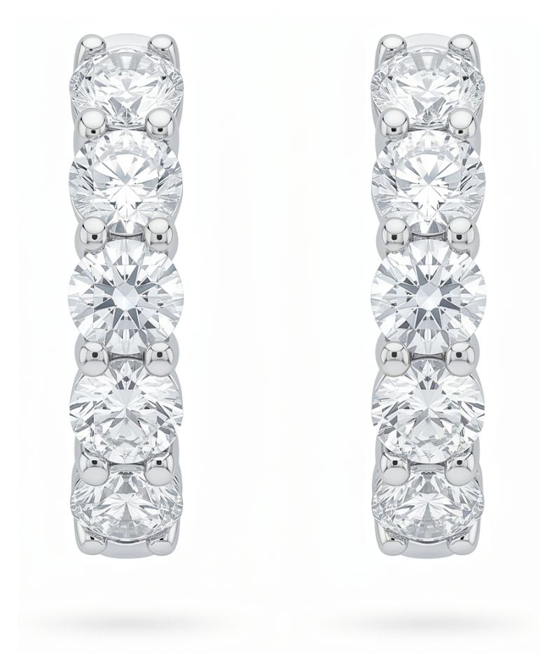 James Moore & Co J69875 9ct White Gold 5.04ct Lab Grown Jewellery