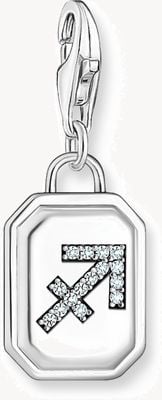 Thomas Sabo Silver Charm Pendant Zodiac Sign Sagittarius With Zirconia 2144-643-21