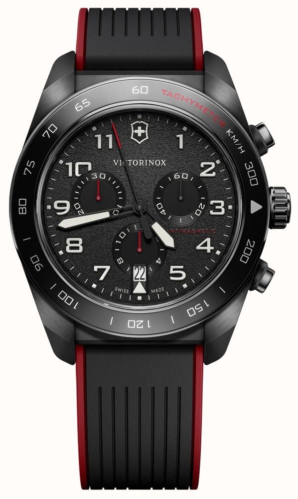 Victorinox Swiss Army Quartz Chronograph (42mm) Black Dial / Black