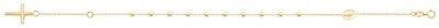 Treasure House Women's 9ct Yellow Gold 7.5 Inches Rosary Bracelet BR614